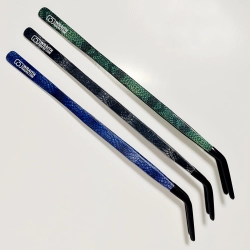 Pęseta zakrzywiona z gumą ochronną 45cm Wraith